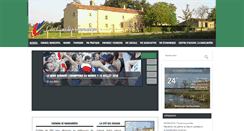 Desktop Screenshot of leslandesgenusson.fr